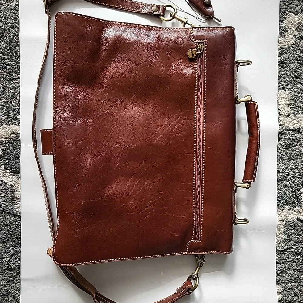 FLOTO CEO Brown Leather Unisex Bag